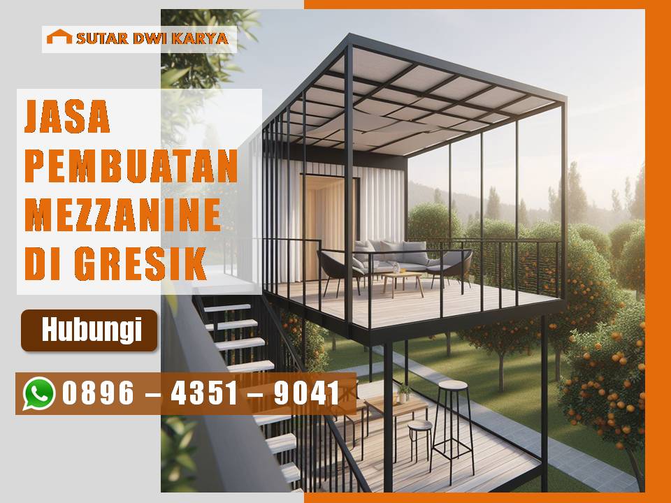 Borongan jasa pembuatan mezzanine balkon di Sidoarjo